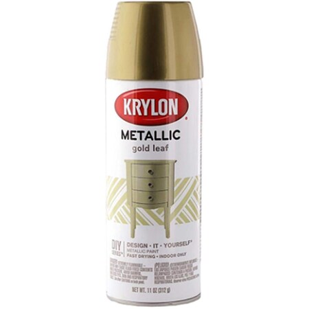 Krylon Krylon K02201007 11 oz Spray Paint; Metallic Gold Leaf K02201007